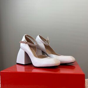 Nodaleto White Bulla Pia Leather Pumps